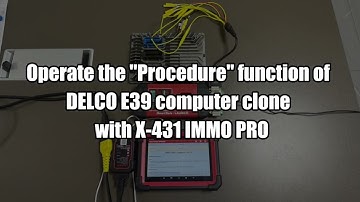 Launch X431 IMMO Plus GM ACDelco E39 ECU clone