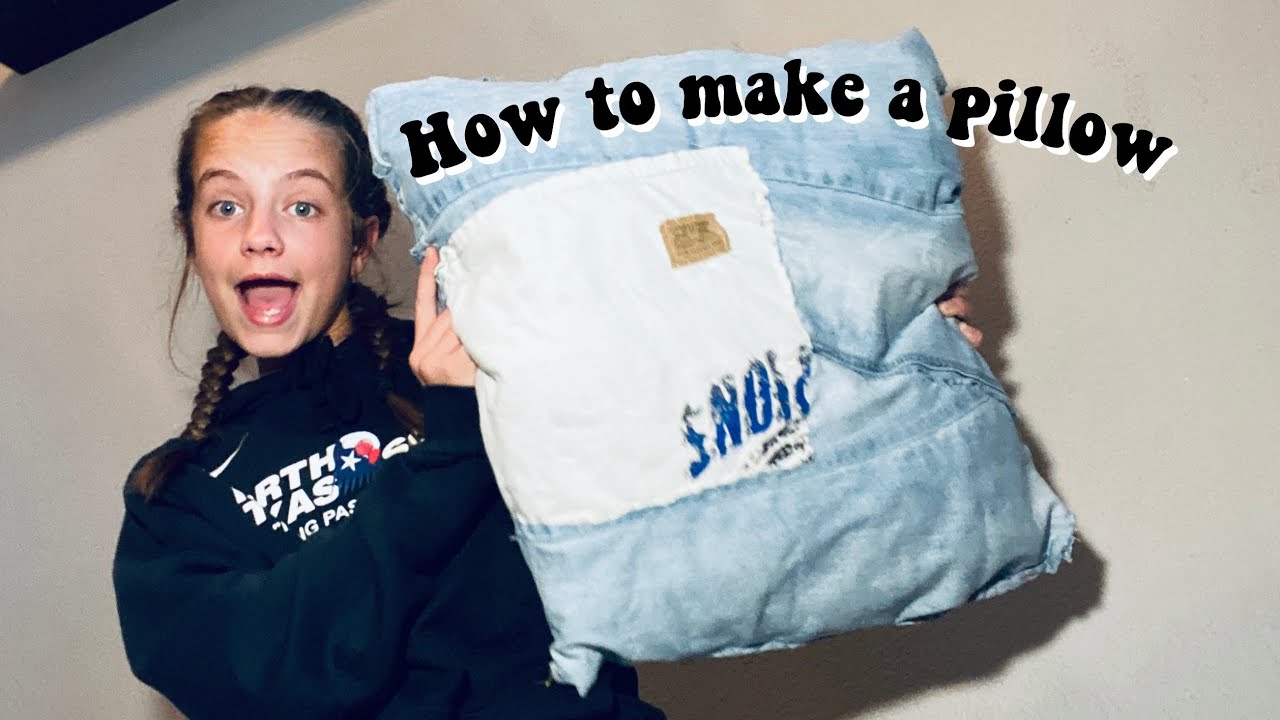 how to make a pillow ( YouTube