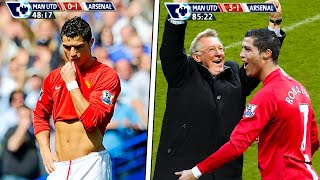 The Day Cristiano Ronaldo Saved Sir Alex Ferguson At Old Trafford