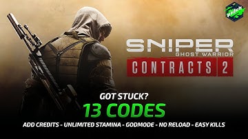 SNIPER GHOST WARRIOR CONTRACTS 2 Cheats: Add Credits, Godmode, No Reload, ... | Trainer by PLITCH