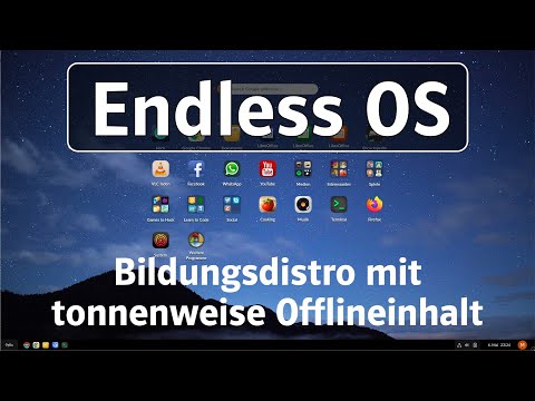 Endless OS - Bildungsdistro mit tonnenweise Offlineinhalt (Endless OS 3.8)