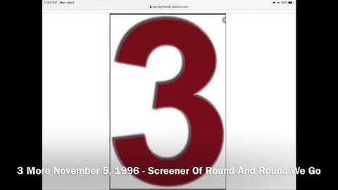 3 More November 5, 1996 (Before Round And Round We Go Screener)