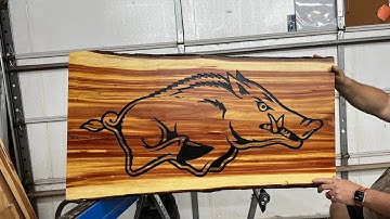Making a BIG Razorback Sign With My Shapeoko Pro XXL