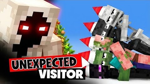 Monster School : Christmas Vacation - Unexpected Visitor | Minecraft Animation | XDJames