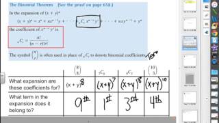PCH 8 5 The Binomial Theorem, Day 1