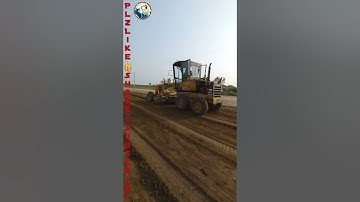 Amazing Machines👍Earth Work,Powerful Grader Machine Operating Spreading Materials smoothly😎#shorts