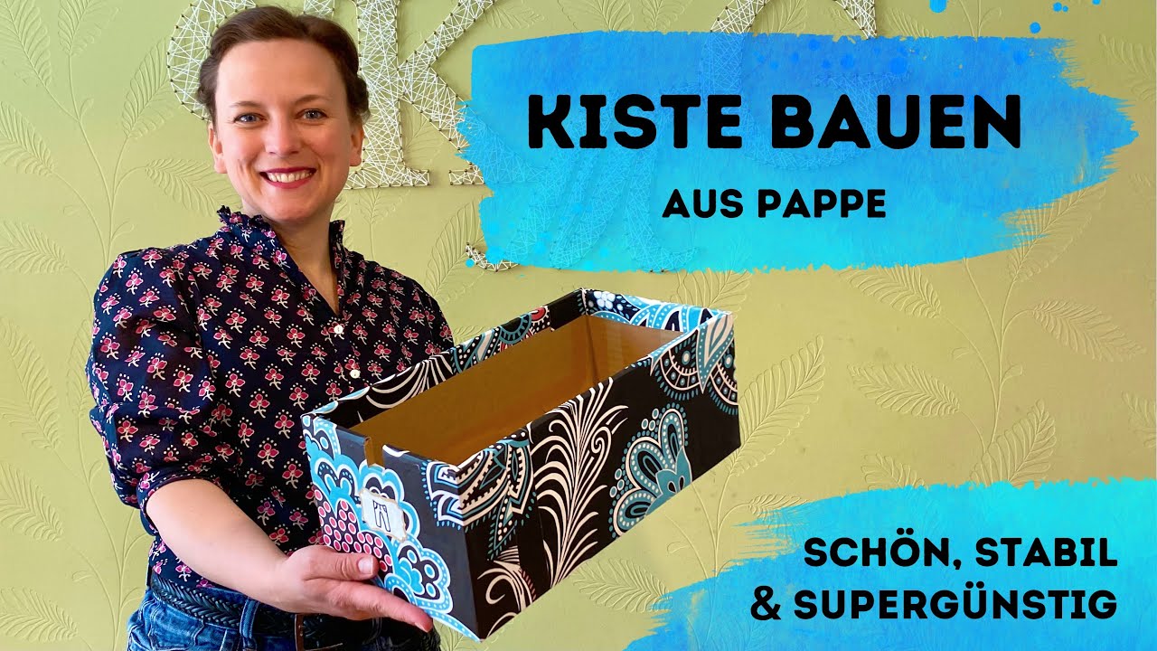 Kiste bauen aus Pappe - für mehr Platz & Ordnung in deinem Schrank