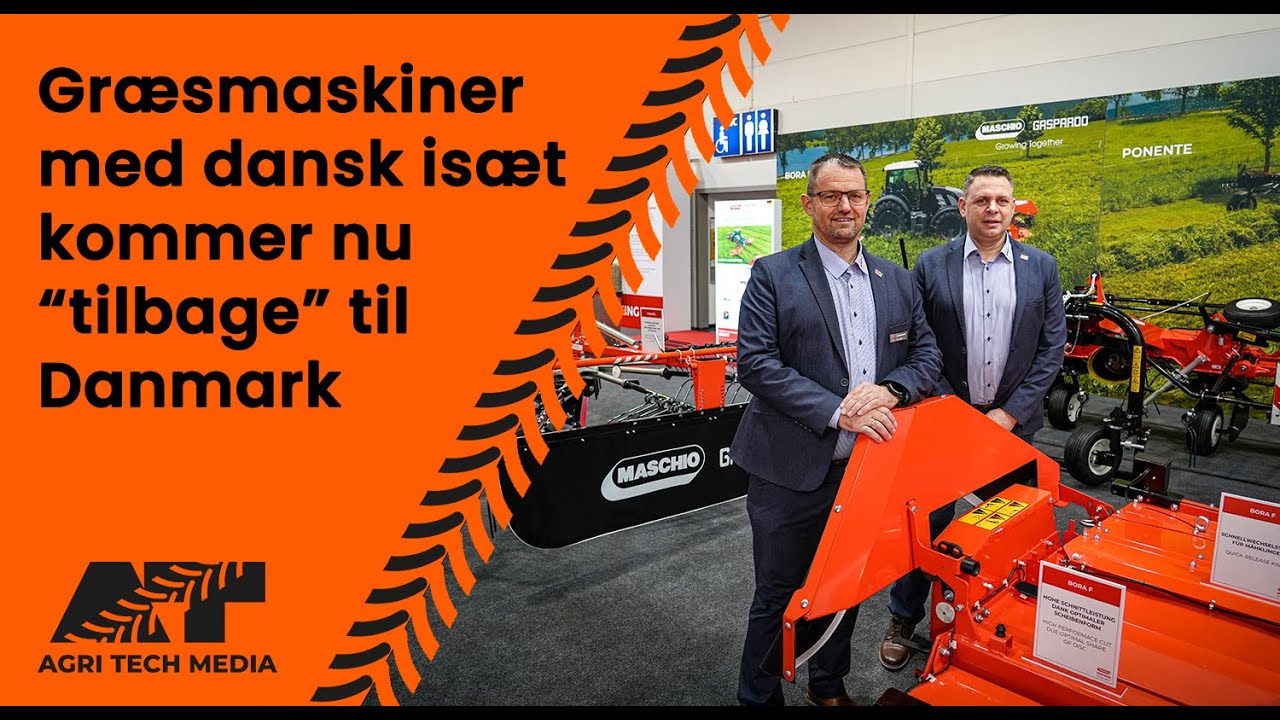 🇩🇰 Græsmaskiner med dansk isæt kommer nu "tilbage" til Danmark