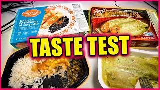 Which TASTES better Saffron Road Enchiladas OR Amy's Enchiladas? (frozen meal taste test)