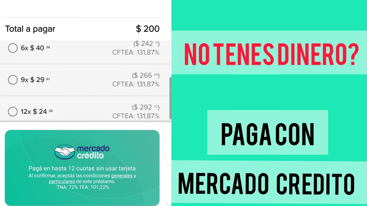 ¿Cómo se pagan las cuotas de mercado crédito?
