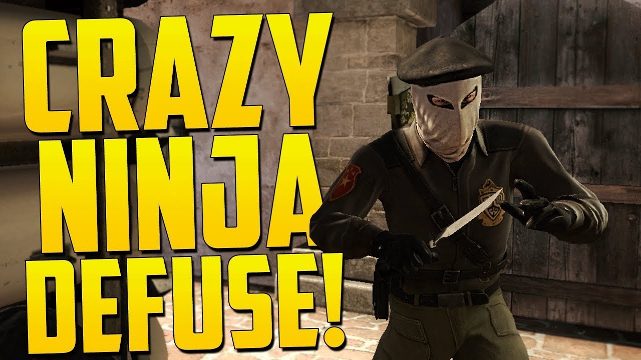 CS:GO | Best NINJA DEFUSE CLUTCH You'll Ever See (DUST II)