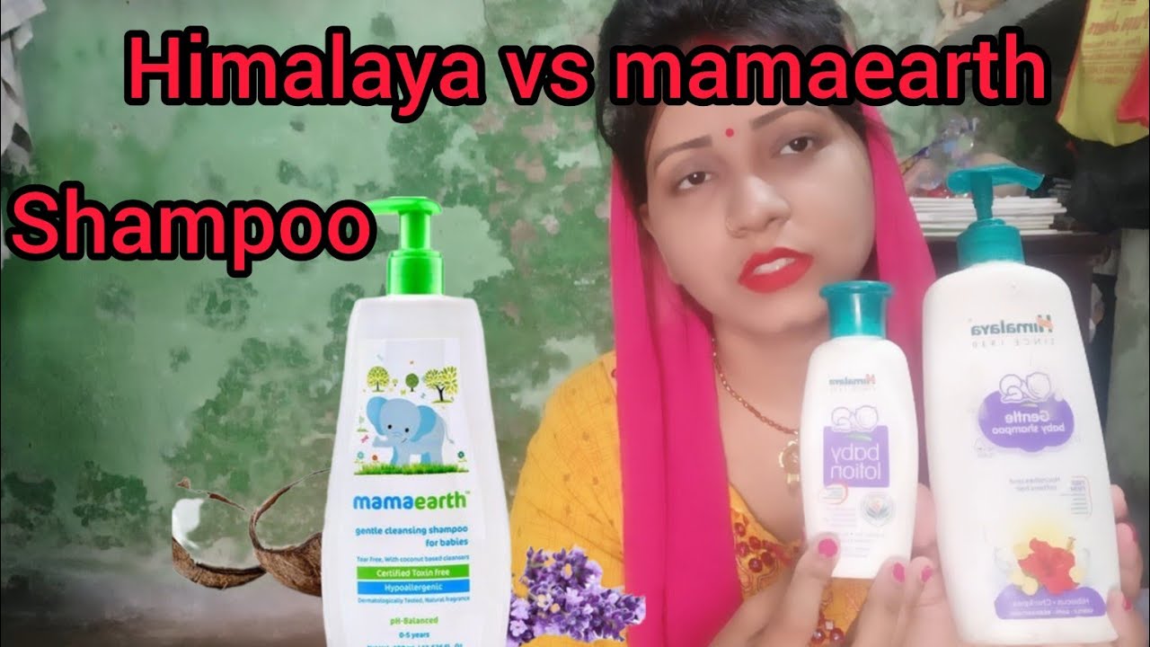 Himalaya vs mamaearth shampoo YouTube
