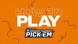 How to play the NCAA Women's Conference Tournament Pick'Em