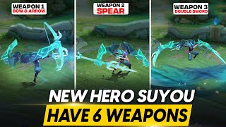 THIS NEW HERO SUYOU HAS 6 DEADLY WEAPONS | MLBB UPCOMING NEW HERO NO.126 screenshot 5