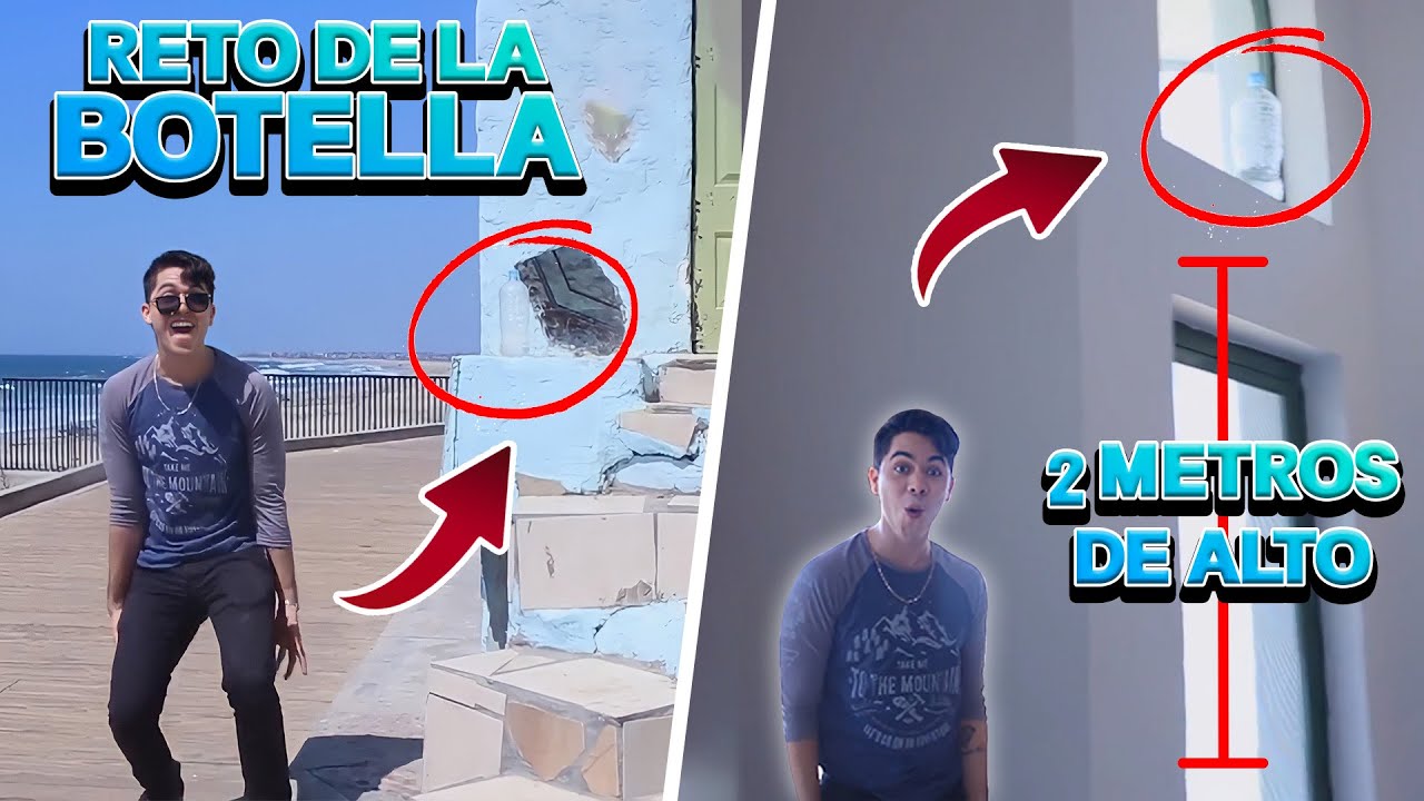 playa mujeres EL RETO DE LA BOTELLA (EL MEJOR) - Water bottle flip challenge | Juan de Dios Pantoja
