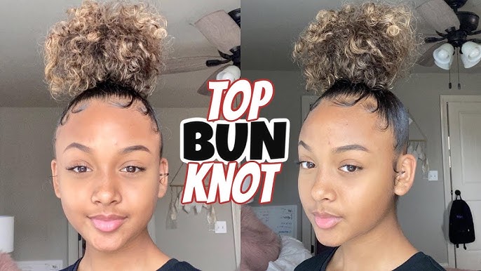 🔥 SLICK LOW BUN on THICK NATURAL HAIR (NO HEAT) + LAYING EDGES