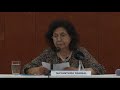 Nayantara Sahgal speaking at a conclave on 'The Institutions of Indian Democracy'