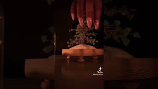 Un petit arbre de cuivre 🌳🥰 (en attendant le câble du micro… 🙏😓) #asmr #tapping #relaxingasmr