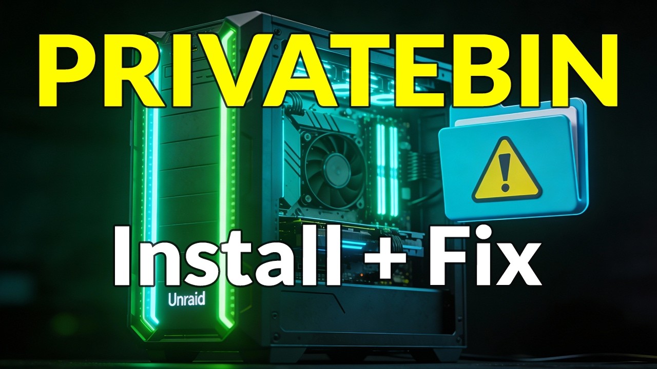 I Installed PrivateBin on Unraid… Then Permissions Broke It