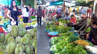 ชีวิตประจำวันของกัมพูชาที่ตลาดพนมเปญ