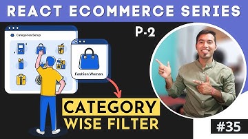 React Ecommerce Website #35: Working Category Filter in React JS in Hindi || P-2