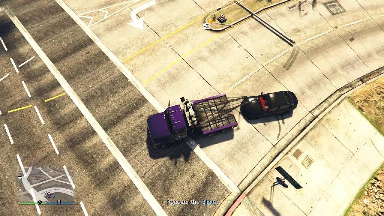 Grand Theft Auto V Tow Truck