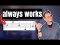 How to fix a boring melody using the octave trick