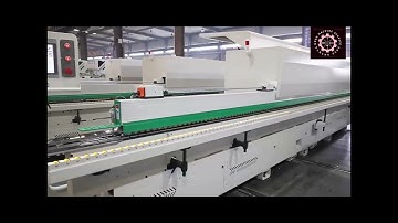 WM-668J Automatic Edge Banding Machine With Pre Milling With Corner Rounding #edgebandingmachine