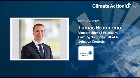 Interview with Tomas Brannemo at Johnson Controls | #SIF21