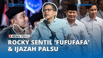 Di Depan Jenderal Polri, Rocky Gerung Sentil Fufufafa & Ijazah Palsu Singgung Akar Amarah Publik
