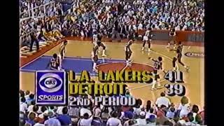 Bill Laimbeer Chases Down Byron Scott and James Worthy in the Same Quarter (1988 NBA Finals)