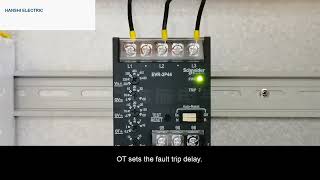 EOCR‑EVR‑3P44 Parameter Setting Tutorial｜3‑Phase Voltage Relay | Shanghai Hanshi Electric