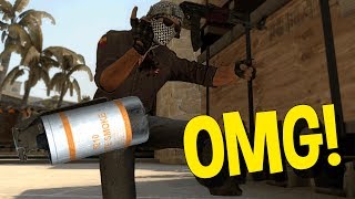 CS:GO SILVER FUNNY MOMENTS - THE LUCKIEST SMOKE EVER, AUTO PICK UP NOOB & MORE