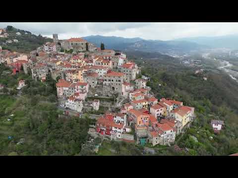 Italy, Santo Stefano di Magra. April 2023, DJI mini pro 4K