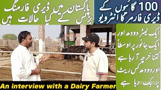 An interview with a dairy farmer| dairy farming business| Dairy farming in Pakistan