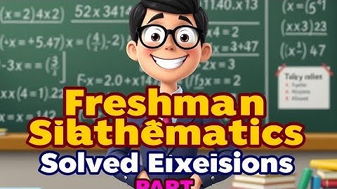 Freshman Mathematics Solved Exercise | PART 8 | Open Propositions #solutions #answers