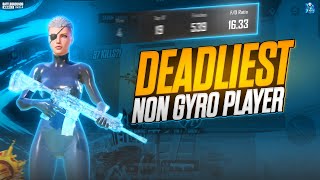 DEADLIEST NON GYRO PLAYER ! [*AGAINST 1.3 MILLON SUBS STREAMER!] | BGMI