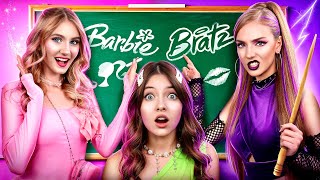 İyi Kız Barbie ve Kötü Kız Bratz Karşı Karşıya! Oyuncak Bebekler Öğretmen Oldu