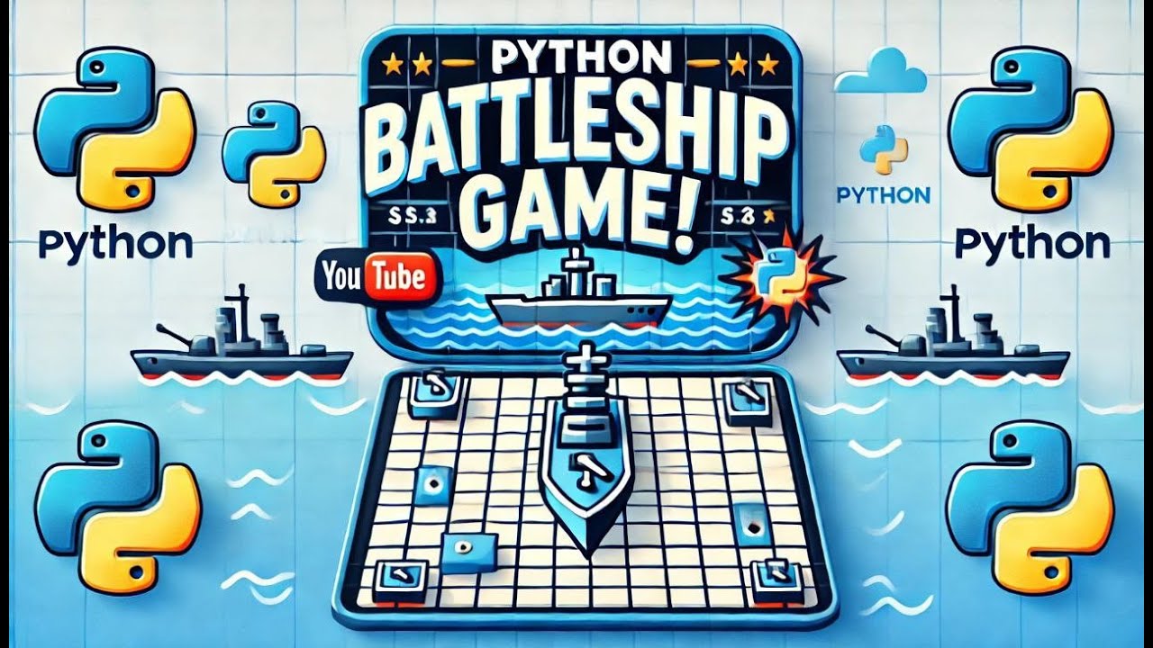 Python Battleship Game Tutorial | Code Your Own Game! 🚢 - YouTube