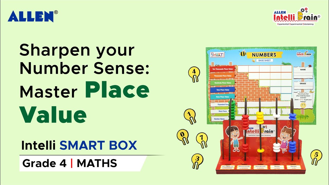 ALLEN Intelli SMART Box Easy way to learn Place Value & Face Value