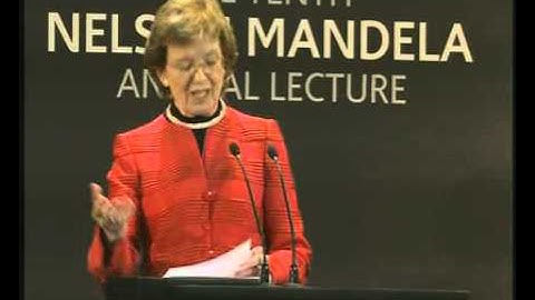 The Tenth Nelson Mandela Annual Lecture 2012