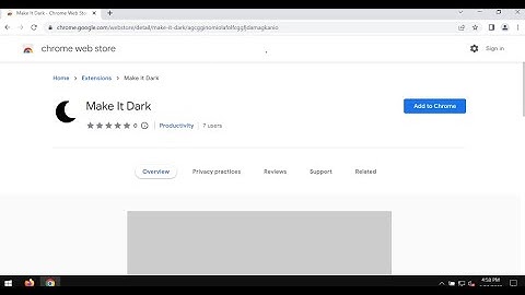 Make It Dark unwanted browser extension - how to remove?
