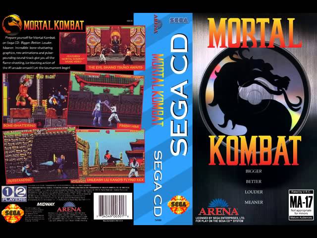モータルコンバット (SEGA) MORTAL KOMBAT - on the SEGA Genesis / Mega Drive - with
