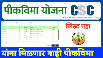 Csc Pikvima Reverted Application लवकर हे अर्ज काढा नाहीतर मिळणार नाही हेक्टरी १७००० रू.पीकविमा