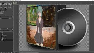 Gimp CD Cover Cropping ~Dampftraum Part 2