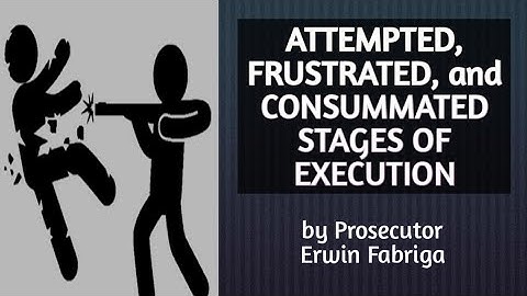 Attempted, Frustrated, and Consummated Stages of Execution (Article 6 of the Revised Penal Code)