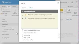 Copy and Move Files in SharePoint between libraries, sites and folders