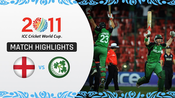 Kevin O’Brien's record century against England in famous World Cup win | #CWC11Rewind