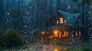 🔴Rain Sounds For Sleeping - 99% Instantly Fall Asleep With Rain And Thunder Sound At Night