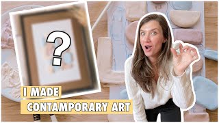 I made contemporary art from faux pebbles | If Only April